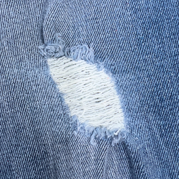 Guess Slim Tapered Skinny Retro Distressed Denim Womens Pants Size 30X32 - Picture 4 of 11